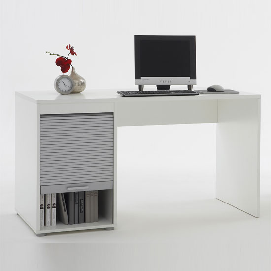 Profi66 Compact White Computer Desk