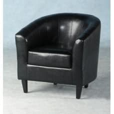 Trinkal Tub Chair in Black - UK