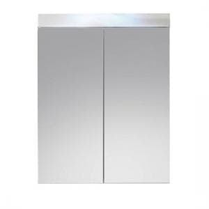 Amanda Wall Mounted Mirror Cabinet In White And High Gloss - UK