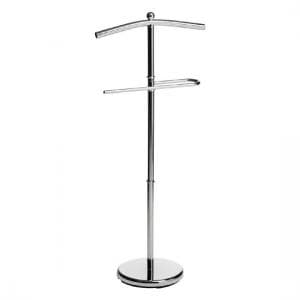 Kevin Valet Stand In Chrome With Round Base - UK