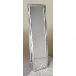 Rocco Cheval Floral Champagne Frame Freestanding Mirror - UK