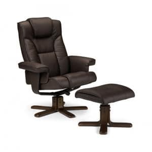 Maliana Recliner Chair With Foot Rest Stool - UK