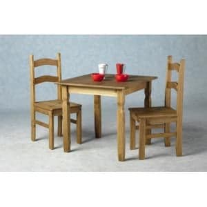 Revolution Wooden Dining Table With 2 Chairs - UK