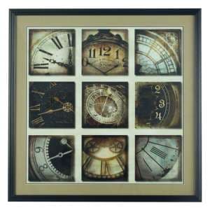 Agatiyo Framed Time Has Come Wall Art In Multi Coloured - UK