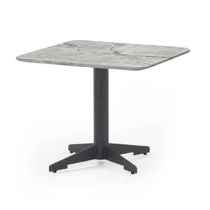 Aria Marble Top End Table In Grey Paper - UK