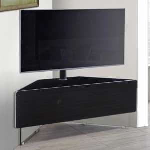 Adeja Ultra Corner High Gloss TV Stand In Black - UK