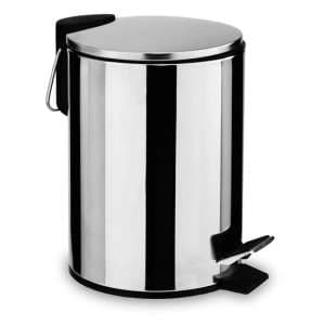 Avalon Stainless Steel 3 Litres Pedal Bin With Soft Close Lid - UK