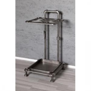 Blair Metal Umbrella Stand In Anthracite Lacquered - UK