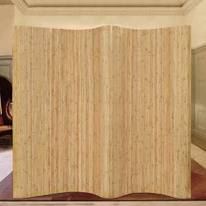 Caliana Bamboo 250cm x 165cm Room Divider In Natural - UK