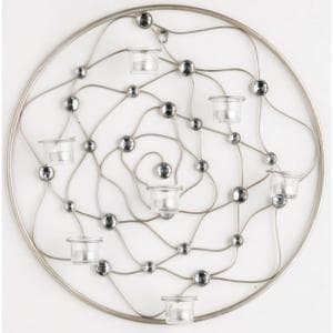 Circular Wire Gem Wall Art - UK