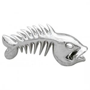 Platinum Fish Bone Sculpture - UK