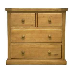 Cyprian Wooden Kids Room Chest Of Drawers In Chunky Pine - UK