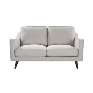 Darius Linen Fabric 2 Seater Sofa In Greige - UK