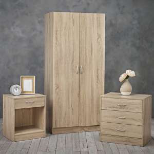 Deltas Wooden Bedroom Furniture Set In Oak - UK