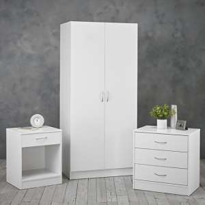 Deltas Wooden Bedroom Furniture Set In White - UK