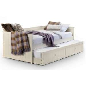 Jacinta Day Bed And Pull Out Underbed In Stone White - UK