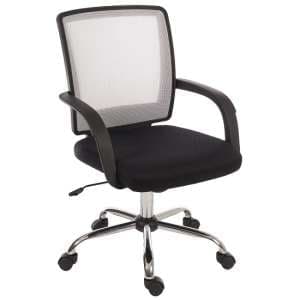 Fenton Home Office Chair in Black With White Mesh Back - UK