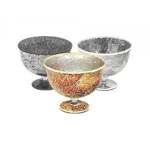 Mosaic Glass Bowl In Orange - UK