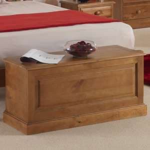 Herndon Wooden Blanket Box In Lacquered - UK