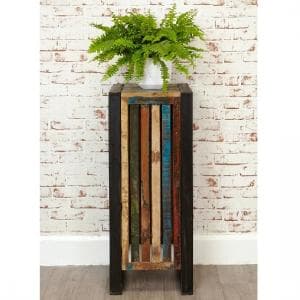 London Urban Chic Wooden Plant Stand Or Lamp Table - UK