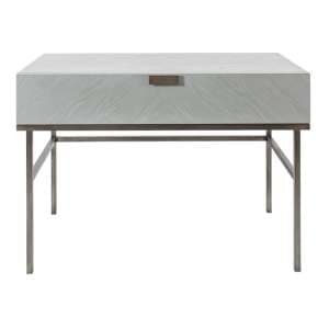 Lucy Wooden Dressing Table With 1 Drawer In Grey Oak - UK