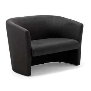 Neo Fabric Twin Tub Chair In Black - UK