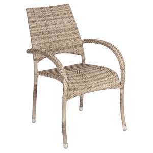 Ottery Outdoor Fiji Stacking Dining Armchair In Pearl - UK