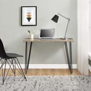 Owes Wooden Laptop Desk In Rustic Oak - UK