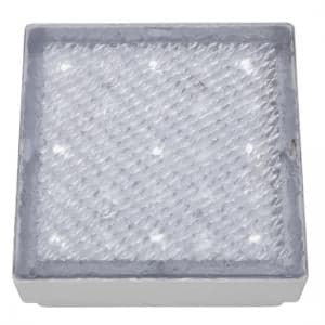Recessed Small Square Walkover Light With White LED - UK