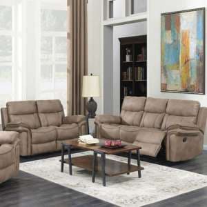 Richmond Fabric 3 And 2 Seater Sofa Suite In Sahara - UK