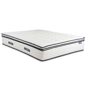 Silvis Space Pocket Sprung Double Mattress In White - UK