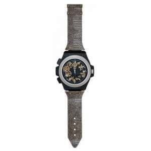 Swisk Novelty Wrist Watch Wall Clock In Silver Finish - UK
