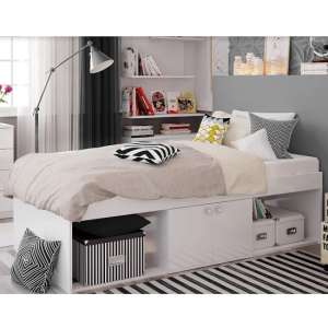 Valerie Low Sleeper Cabin Storage Bed In White - UK