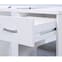 Halifax Corner Computer Desk In White With Drawer And Shelves_3