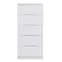 Manhattan Tall High Gloss Chest Of 5 Drawers In White_3