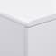 Manhattan Tall High Gloss Chest Of 5 Drawers In White_8