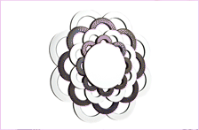 decorative wall mirrors, stylish border, gifts, boxes, novelty wall clocks