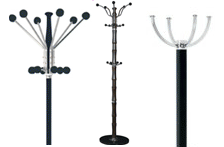 wooden coat stands, hat stands, racks