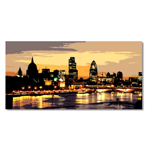 Sepia London Wall Art, 002579