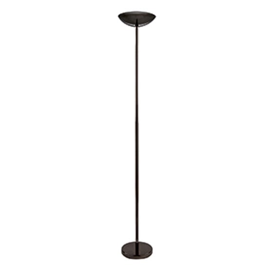 Uplighter Black Chrome Floor Lamps With Sliding Dimmer
