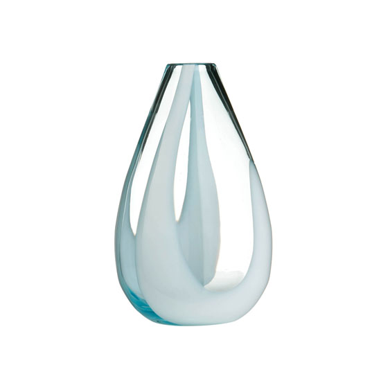 White Glass Vases