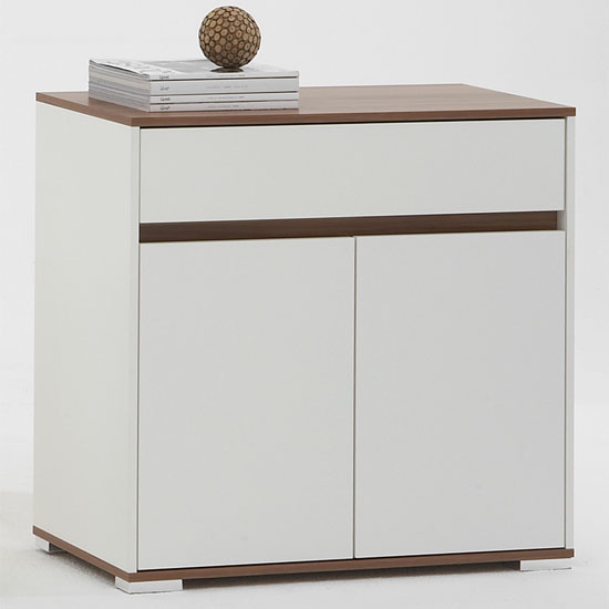 Lilly1 White/Plumtree 2 Door Modern Sideboard