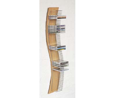 cd racks wood