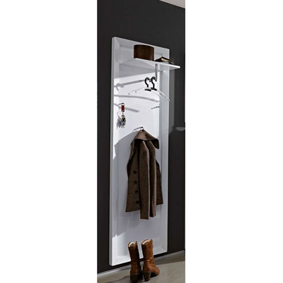 Modern Wall Mounted Coat Rack In Canadian Oak 18261 Furnitur