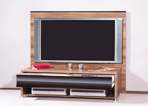 Plasma TV Stand/Unit - MDF (Walnut)