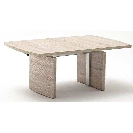 Rico Coffee Table In Rough Sawn Oak With Lift Function Buy Wooden
