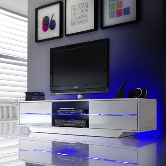 TV Stand with LED Lights