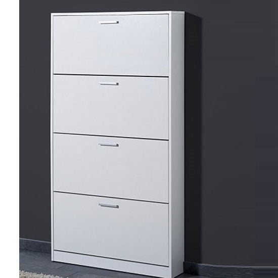 shoe storage cupboard white maximas 4 tier shoe storage cabinet in white buy modern shoe storage cupboard white maximas 4 tier shoe storage cabinet in white buy modern