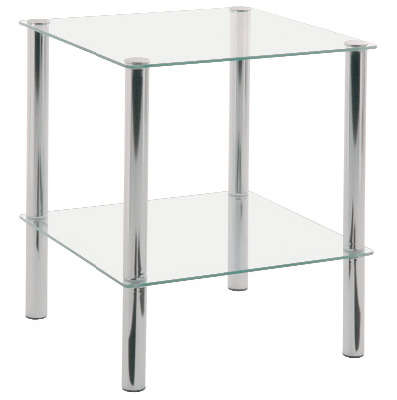 2 tier occasional Glass Table 90238
