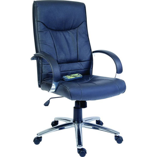Kensington Luxury Black Leather Massage Chair